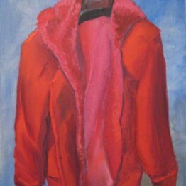 Glezna "Sarkanā jaka. 2015"
