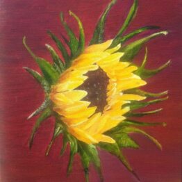 Glezna "Saulespuķe"