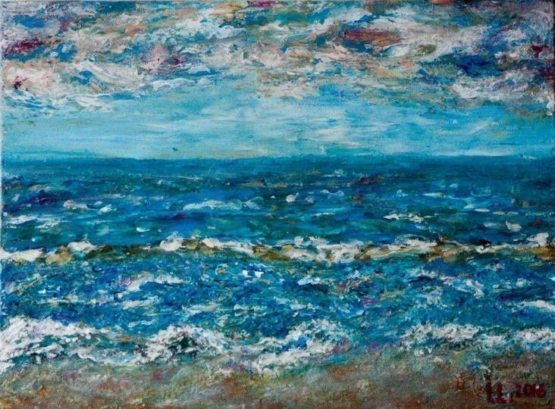 Glezna "Il mare dolce/Saldā Itālijas jūra. 2016"
